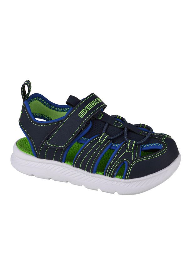 skechers - Skechers C-Flex Sandal 2.0 Heat Blast, dla chłopca, sandały, Granatowe. Kolor: niebieski. Materiał: syntetyk