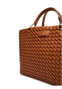 Emporio Armani Torebka EW000360 AF12762 U6164 Brązowy. Kolor: brązowy. Materiał: skórzane #5