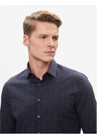 Calvin Klein Koszula K10K112298 Granatowy Slim Fit. Kolor: niebieski. Materiał: bawełna #4