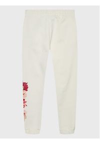 Guess Spodnie dresowe J3RQ14 K68I3 Biały Regular Fit. Kolor: biały. Materiał: bawełna #3
