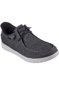 skechers - Adidasy Skechers Melson - Coronado, Mężczyźni. Kolor: czarny. Materiał: materiał. Sport: fitness