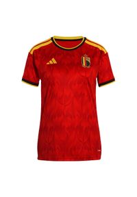 Adidas - Koszulka podstawowa Belgium 26. Kolor: wielokolorowy, żółty, czerwony. Materiał: materiał. Technologia: ClimaCool (Adidas). Sport: piłka nożna #1