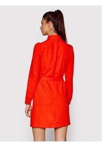 Silvian Heach Sukienka koszulowa PGA22277VE Pomarańczowy Regular Fit. Kolor: pomarańczowy. Materiał: syntetyk. Typ sukienki: koszulowe #5