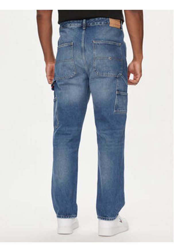 Tommy Jeans Jeansy Skater DM0DM18717 Niebieski Relaxed Fit. Kolor: niebieski