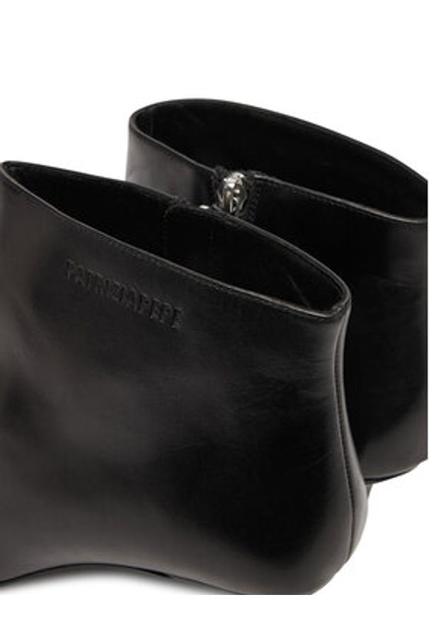 Patrizia Pepe Botki 8Y0132 L166 Czarny. Kolor: czarny. Materiał: skóra