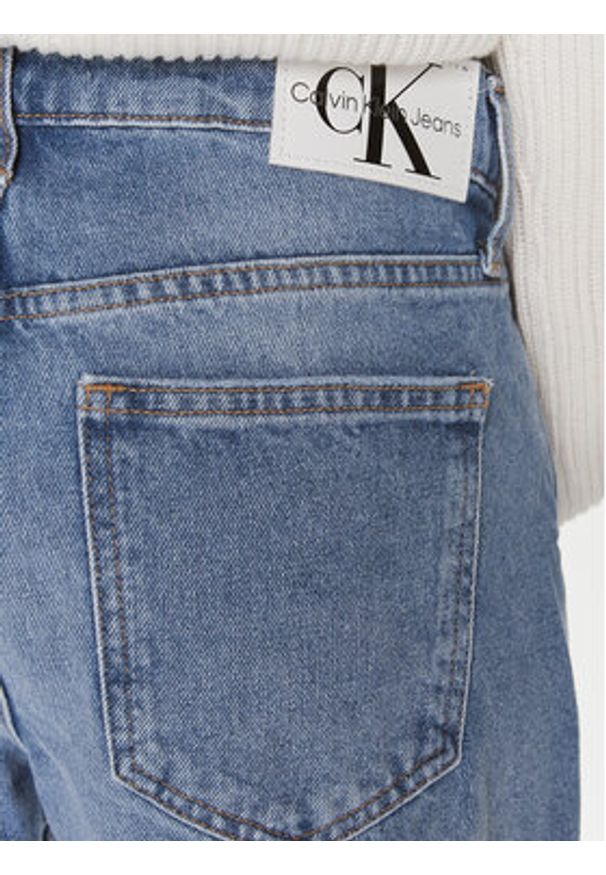 Calvin Klein Jeans Jeansy J20J221222 Niebieski Straight Fit. Kolor: niebieski