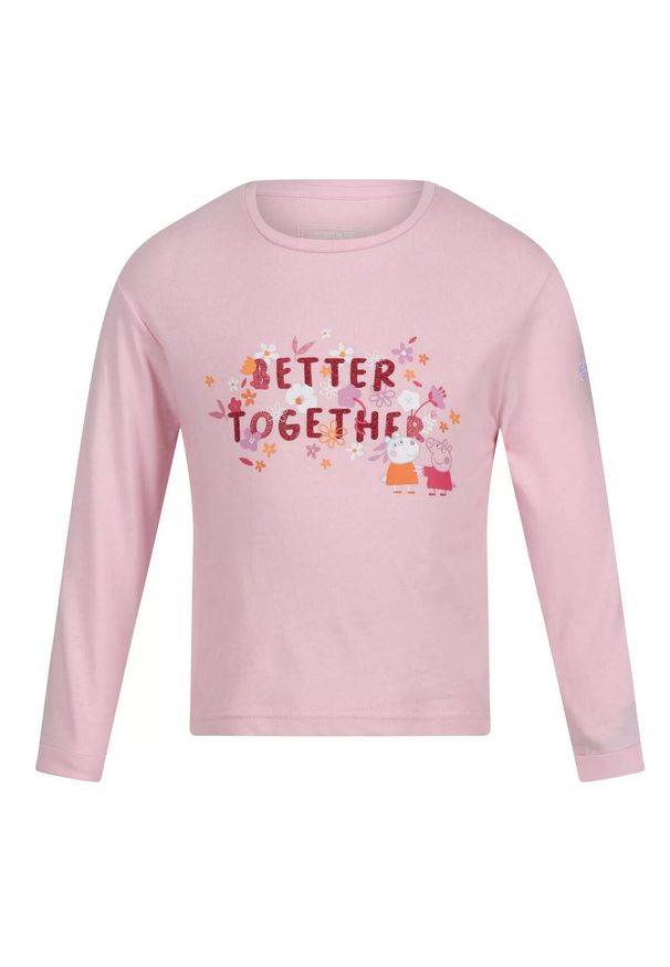 Regatta - Dziecięca Koszulka Peppa Graphic. Kolor: różowy