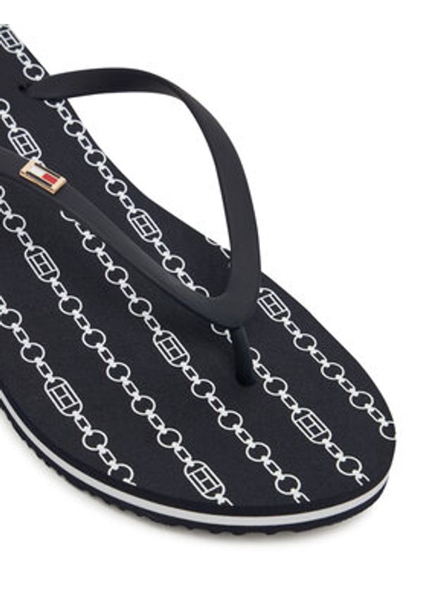 TOMMY HILFIGER - Tommy Hilfiger Japonki FW0FW08518 Granatowy. Kolor: niebieski