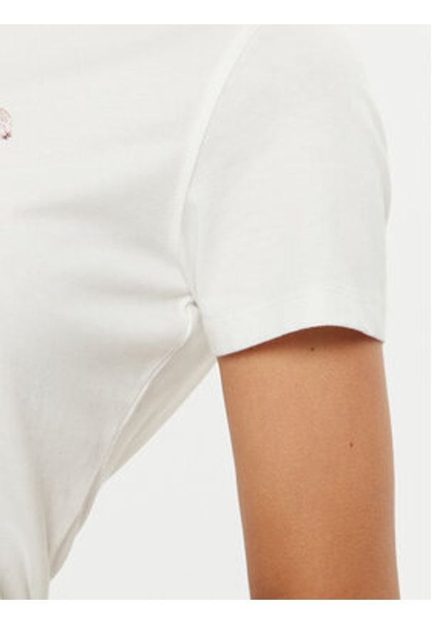 Guess T-Shirt W5RI19 I3Z14 Biały Regular Fit. Kolor: biały. Materiał: bawełna