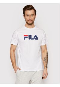 Fila T-Shirt Unisex Bellano FAU0067 Biały Regular Fit. Kolor: biały. Materiał: bawełna