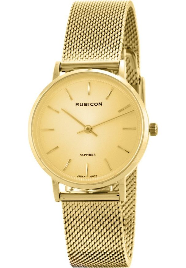 Zegarek Rubicon Zegarek damski Rubicon RBN211 złoty. Kolor: złoty
