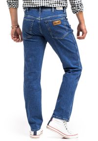 Wrangler - WRANGLER TEXAS MĘSKIE SPODNIE JEANSOWE ORIGINAL STONES W121HR66H. Okazja: na spotkanie biznesowe. Styl: elegancki, biznesowy