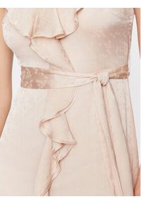 DKNY Sukienka koktajlowa DD3EQ278 Beżowy Regular Fit. Kolor: beżowy. Materiał: syntetyk. Styl: wizytowy #5