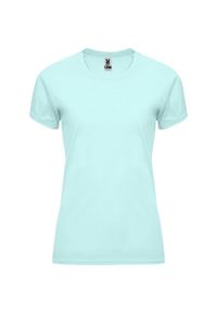 ROLY - Damska Koszulka Sportowa Z Krótkim Rękawem Bahrain. Kolor: zielony. Długość rękawa: krótki rękaw. Długość: krótkie. Sport: turystyka piesza #1