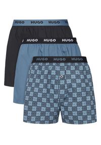 Hugo - HUGO Komplet bokserek Triplet 50532565 Kolorowy. Materiał: bawełna. Wzór: kolorowy #10