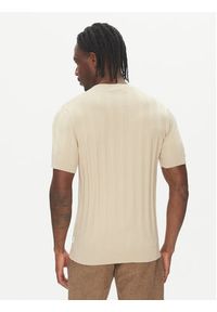 Lindbergh Sweter 30-804064 Beżowy Relaxed Fit. Kolor: beżowy. Materiał: syntetyk #4