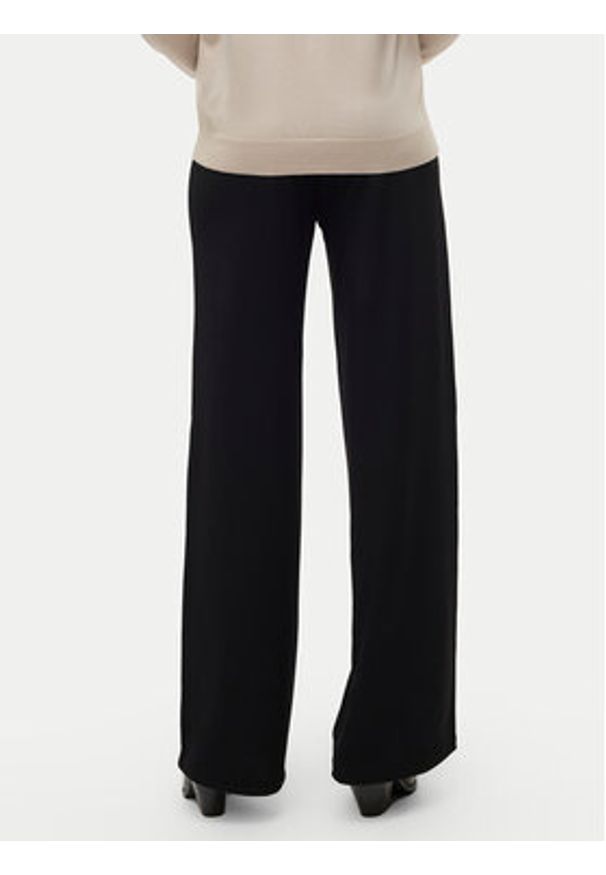 Vero Moda Spodnie materiałowe Berlin 10318454 Czarny Wide Leg. Kolor: czarny. Materiał: syntetyk
