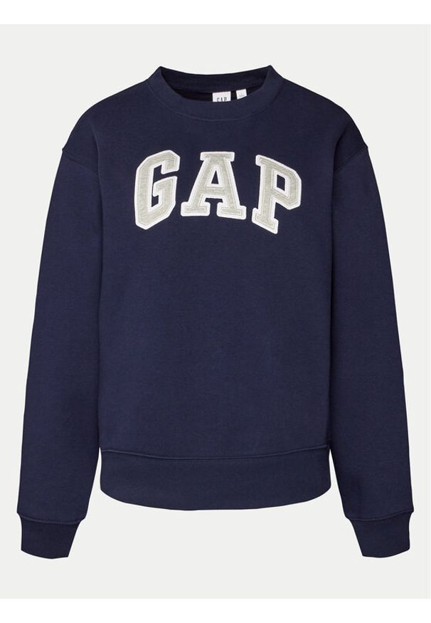 GAP - Gap Bluza 554936-12 Granatowy Regular Fit. Kolor: niebieski. Materiał: bawełna