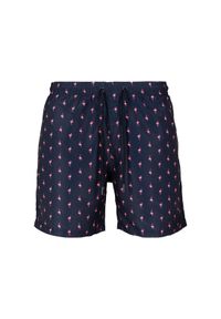 Urban Classics - Kąpielówki wzorzyste duże rozmiary Urban Classic basic. Kolor: żółty. Długość: krótkie. Sezon: lato #1