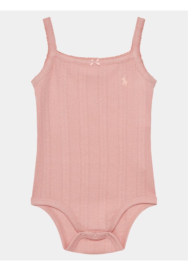 Polo Ralph Lauren Body dziecięce 310900332002 Różowy Regular Fit. Kolor: różowy