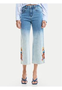 Desigual Jeansy Coco 26SWDD20 Niebieski Straight Fit. Kolor: niebieski #1