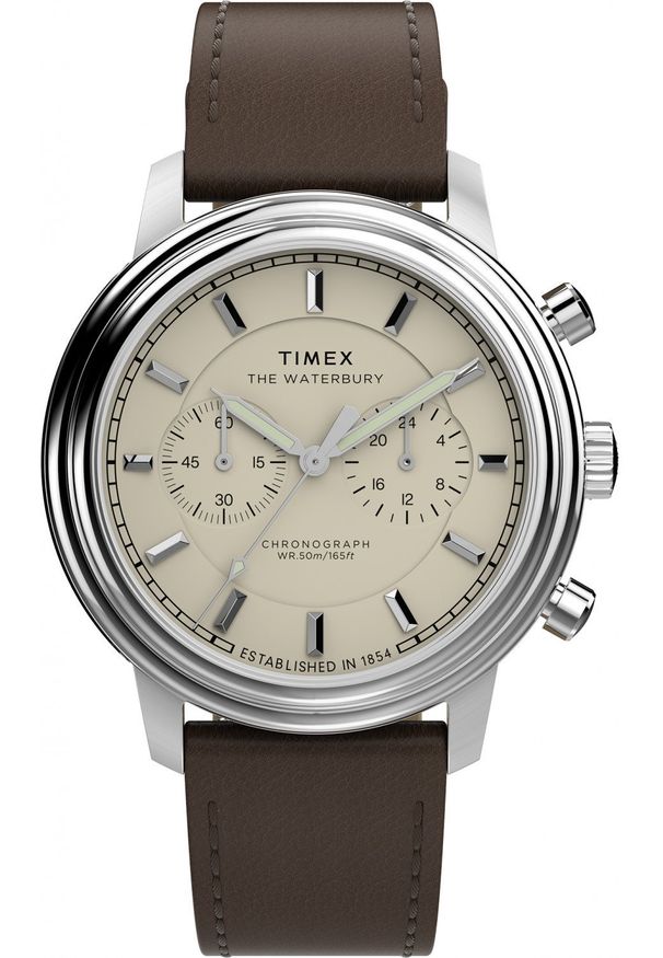 Zegarek męski Timex TW2Y23500 brązowy. Kolor: brązowy