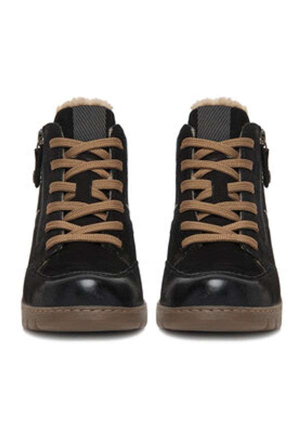 Go Soft Trzewiki CEO-WI23-GHANA-07C Czarny. Kolor: czarny. Materiał: zamsz, skóra