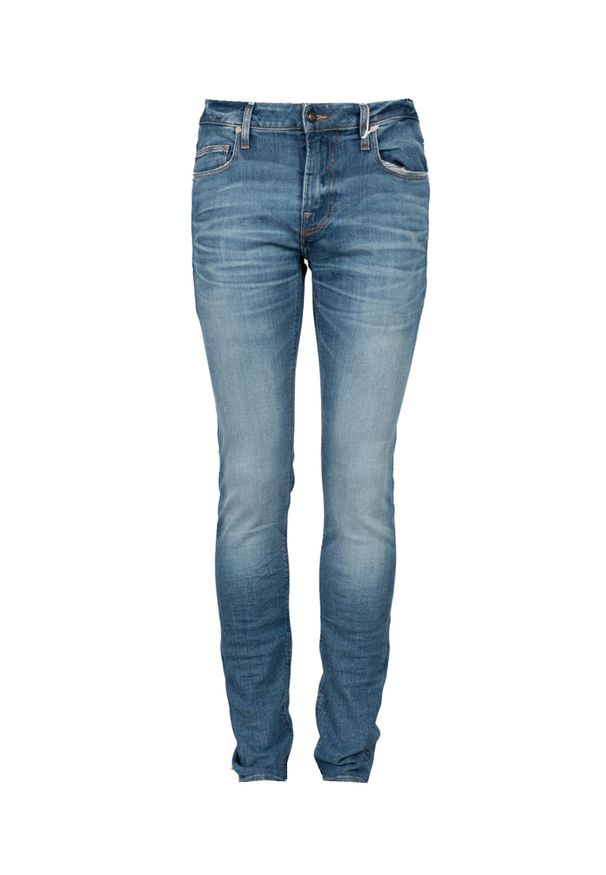 Guess Jeansy "Super Skinny Chris" | M2RA27D46AE | Mężczyzna | Niebieski. Kolor: niebieski. Wzór: aplikacja