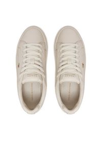 TOMMY HILFIGER - Tommy Hilfiger Sneakersy Icon Court Sneaker Flag FW0FW08327 Écru. Materiał: skóra #6