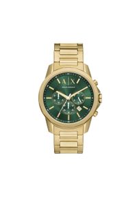 Zegarek Armani Exchange Banks AX1746 Green/Gold. Kolor: złoty #1