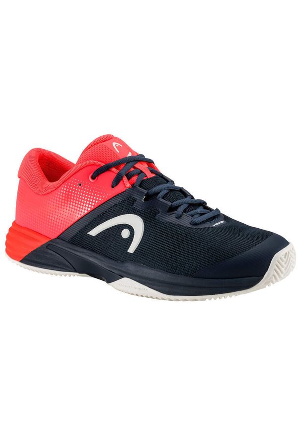 Buty do tenisa męskie Head Revolt Evo 2.0. Zapięcie: sznurówki. Kolor: czerwony, wielokolorowy, czarny. Materiał: materiał, syntetyk, tkanina. Szerokość cholewki: normalna. Sport: tenis