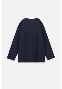 COCCODRILLO - Coccodrillo longsleeve bawełniany dziecięcy kolor granatowy gładki. Kolor: niebieski. Materiał: bawełna. Długość rękawa: długi rękaw. Długość: krótkie. Wzór: gładki #4