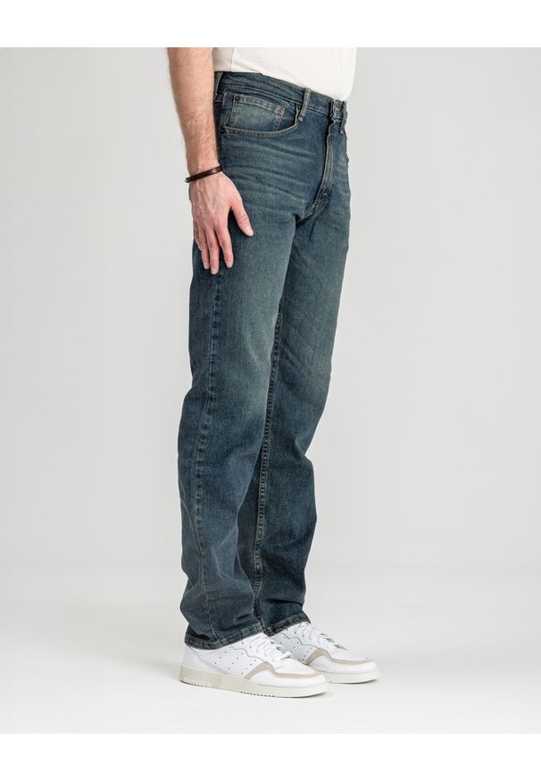 Męskie Spodnie Jeansowe Wrangler Regular Fit River 112352955. Styl: klasyczny, elegancki