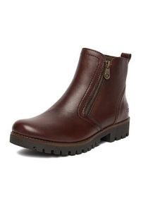 Rieker Botki CEO-78556-27 Beżowy. Kolor: beżowy. Materiał: skóra #7