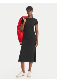 Kappa Sukienka codzienna Iclisia 332D7PW Czarny Slim Fit. Okazja: na co dzień. Kolor: czarny. Materiał: bawełna. Typ sukienki: proste. Styl: casual #5