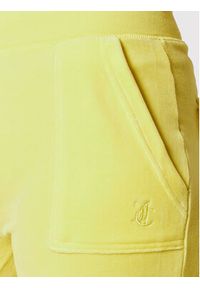 Juicy Couture Spodnie dresowe Delray JCCB221003 Żółty Regular Fit. Kolor: żółty. Materiał: bawełna, dresówka #2