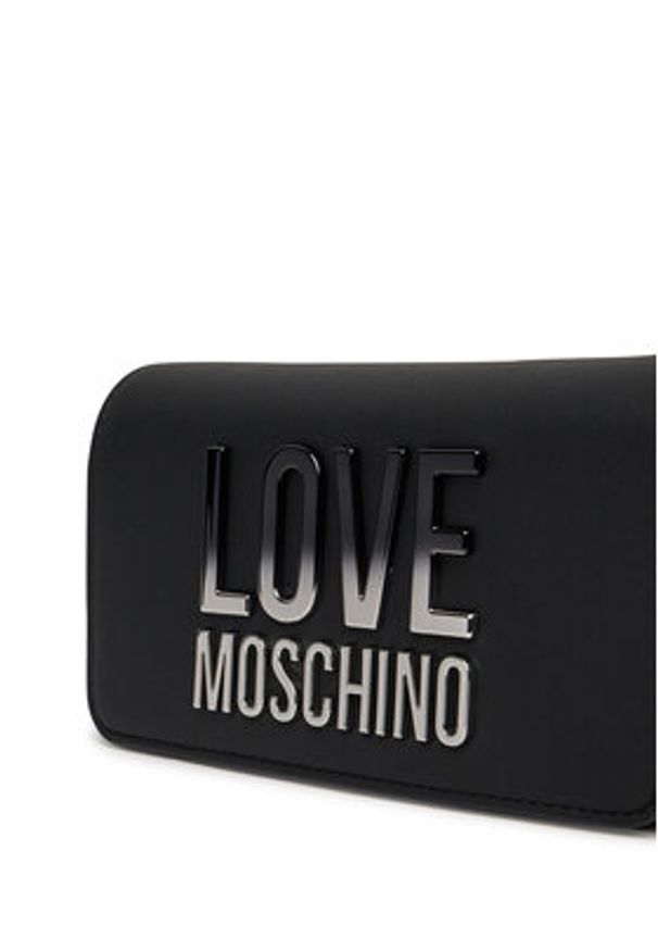 Love Moschino - LOVE MOSCHINO Torebka JC5728PP0MKD000B Czarny. Kolor: czarny. Materiał: skórzane