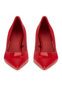 Gino Rossi Szpilki FRIDA-V1525-833-1 Czerwony. Kolor: czerwony. Materiał: skóra, lakier. Obcas: na szpilce #4