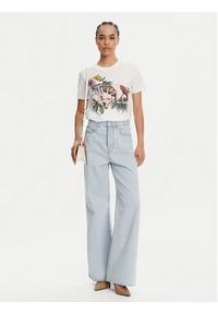 Just Cavalli T-Shirt 78PAHA01 Biały Regular Fit. Kolor: biały. Materiał: bawełna #3
