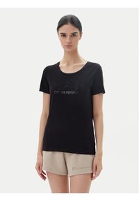 EA7 Emporio Armani T-Shirt 7W000094 AF10373 UC001 Czarny Slim Fit. Kolor: czarny. Materiał: bawełna