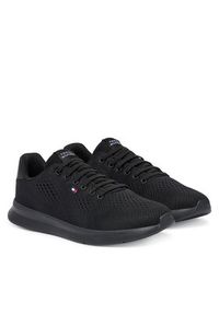 TOMMY HILFIGER - Tommy Hilfiger Sneakersy Lightweight Runner FM0FM05909 Czarny. Kolor: czarny. Materiał: mesh #2