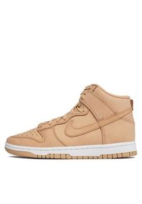 Nike Sneakersy Dunk High Prm Mf DX2044 201 Beżowy. Kolor: beżowy. Materiał: skóra, nubuk