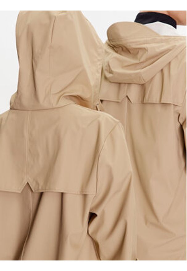 Rains Kurtka przeciwdeszczowa 12020 Beżowy Regular Fit. Kolor: beżowy. Materiał: syntetyk