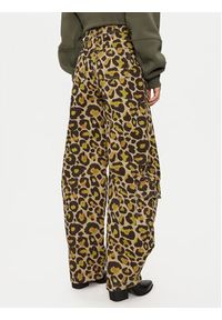 Alpha Industries Spodnie cargo 148021C Brązowy Loose Fit. Kolor: brązowy. Materiał: bawełna #5