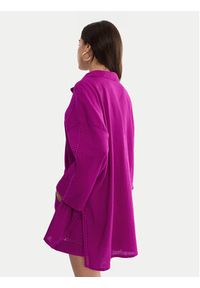 Triumph Koszulka piżamowa Summer Wear 10227228 Różowy Regular Fit. Kolor: różowy. Materiał: wiskoza, len #2