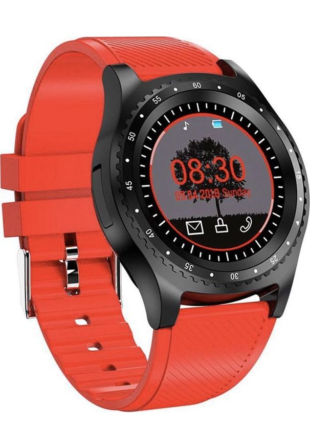 Smartwatch Roneberg RL9 Czerwony. Rodzaj zegarka: smartwatch. Kolor: czerwony