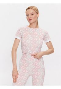 Guess T-Shirt V3GP08 KBP41 Różowy Regular Fit. Kolor: różowy. Materiał: bawełna #1