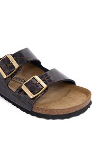 Birkenstock Klapki Arizona 1032864 Czarny. Kolor: czarny. Materiał: lakier, skóra #2
