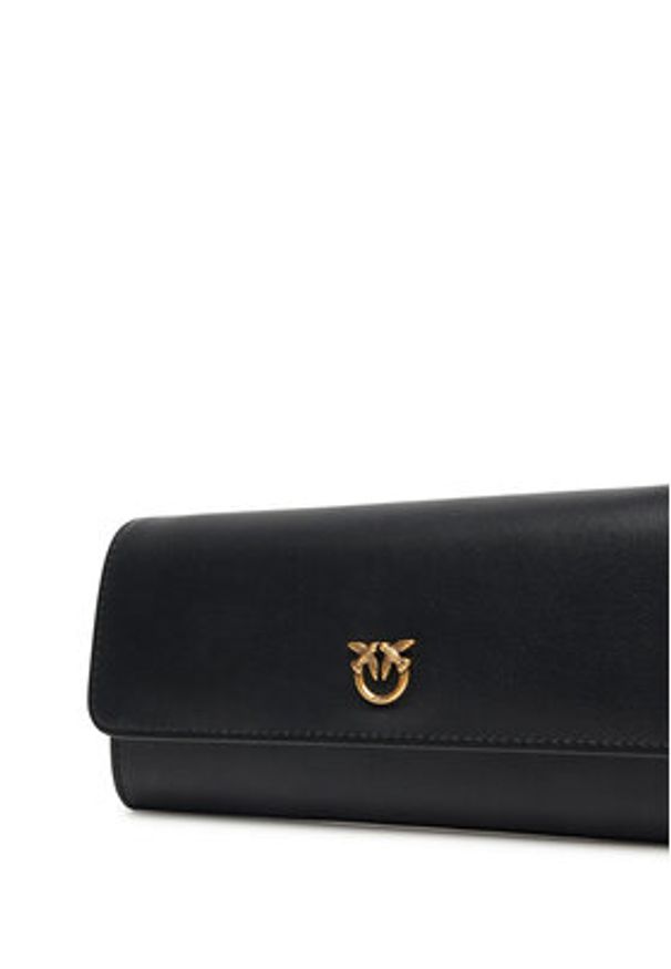 Pinko - PINKO Torebka Love Tiny Brids Wallet C AI 25-26 PCPL 103765 A0F1 Czarny. Kolor: czarny. Materiał: skórzane