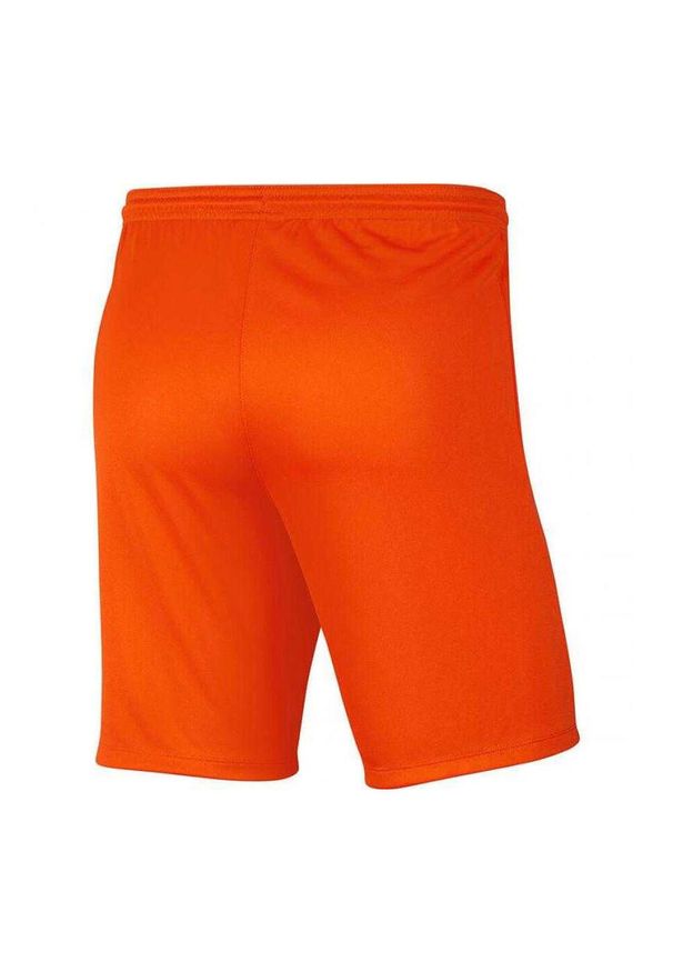 Nike - Męskie Spodenki Dry Park III. Kolor: pomarańczowy, wielokolorowy, żółty. Sport: turystyka piesza